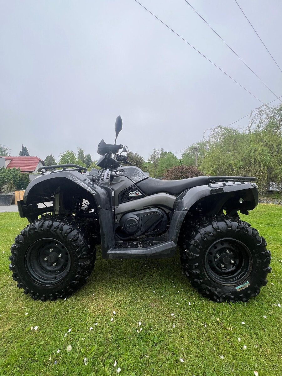 Prodám čtyřkolku GOES 550S – 495 ccm, tažné, naviják, kufr