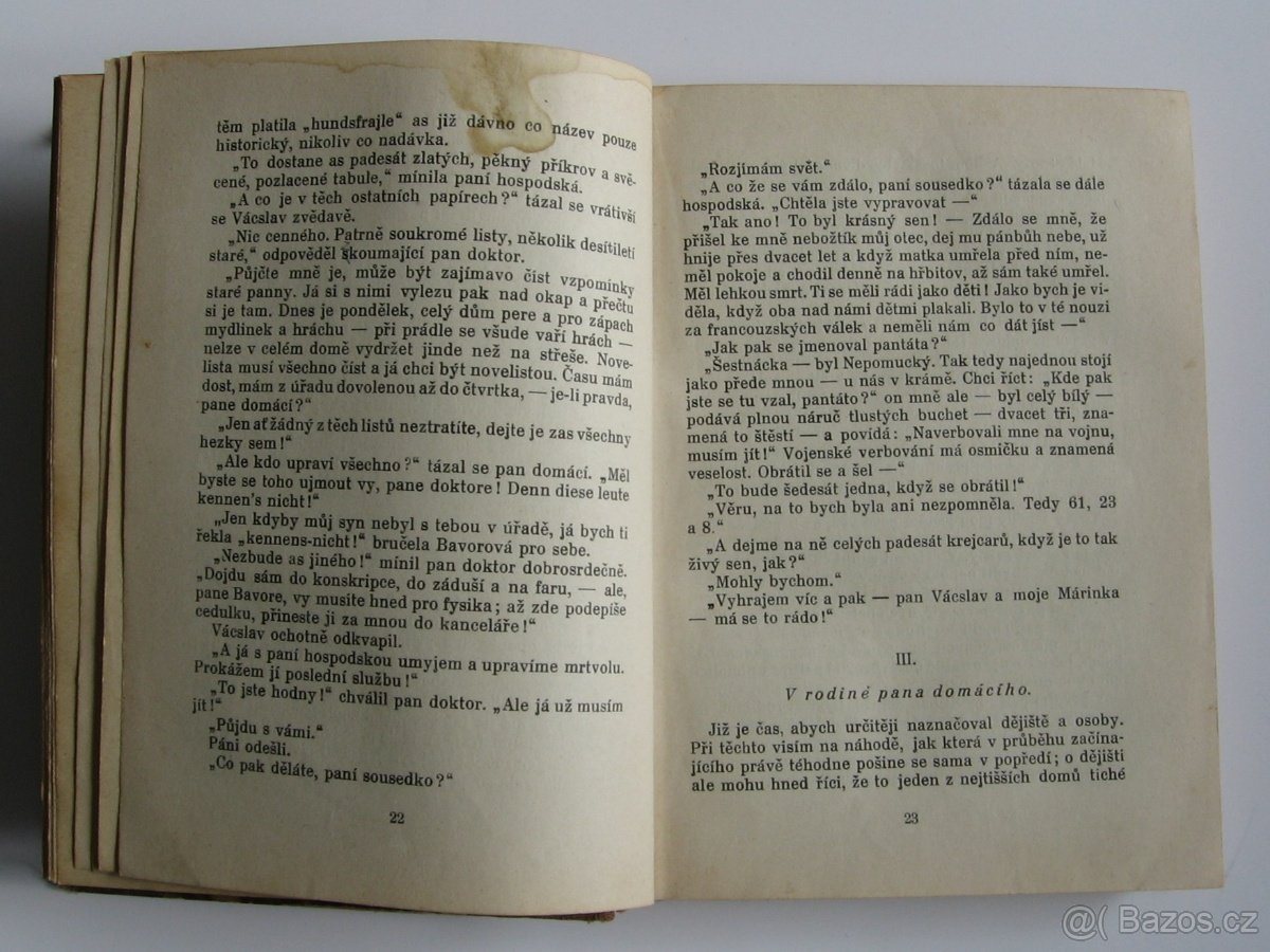 Jan Neruda: POVÍDKY MALOSTRANSKÉ - 3