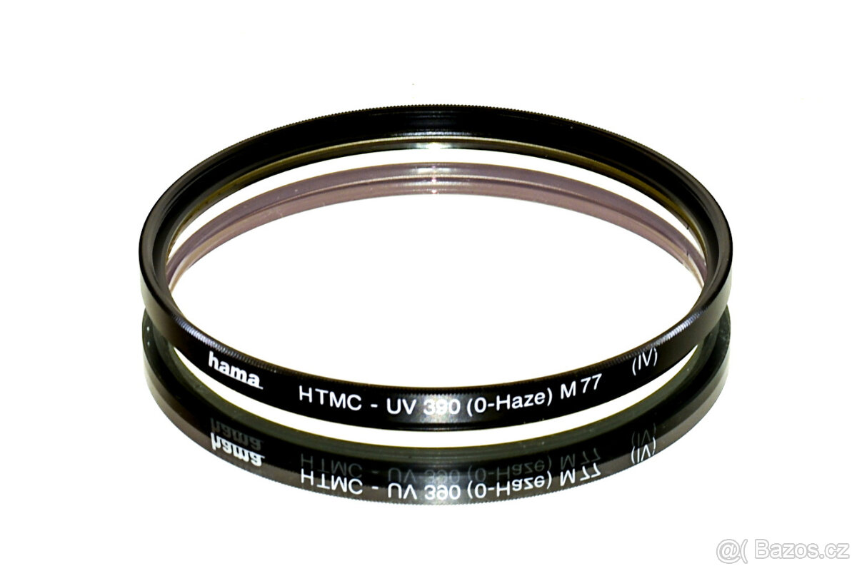 2 ks Hama 77mm UV HTMC + CPL polarizační NEPOUŽITÉ - 3