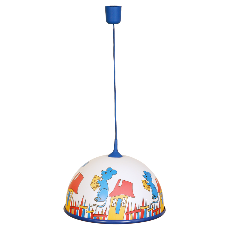 DĚTSKÝ LUSTR - MODRÁ MYŠ - 3