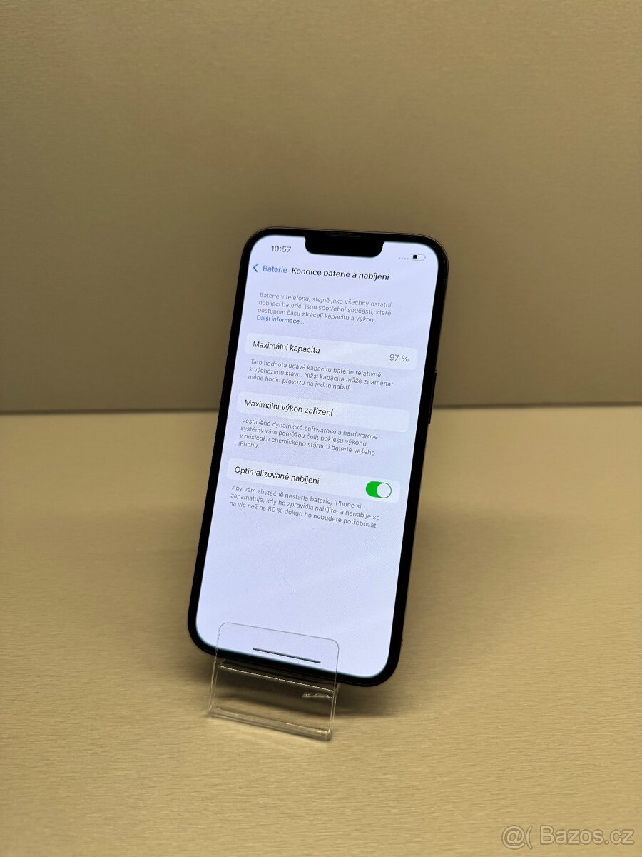 APPLE IPHONE 14 128GB - ČERNÝ,BATERIE 97%,ZÁRUKA - 3