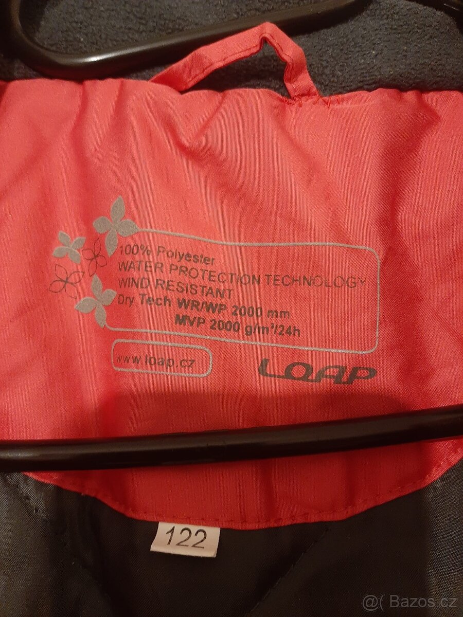 Dívčí zimní kombinéza Loap 122 + oteplovačky 116 zdarma - 3