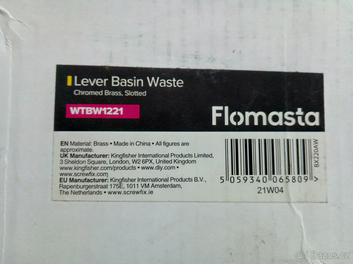 Umyvadlová výpusť s táhlem. - 3