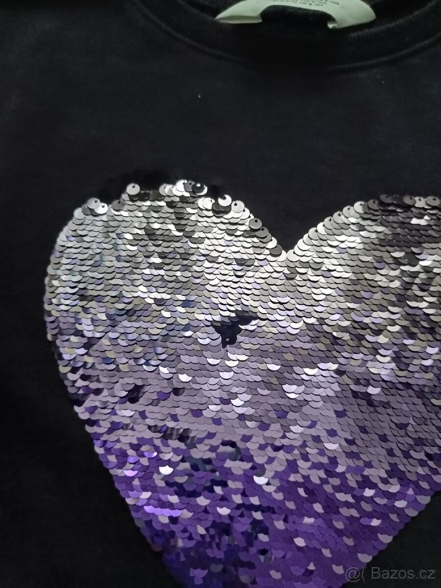 Mikinové šaty vel. 134/140 - 3