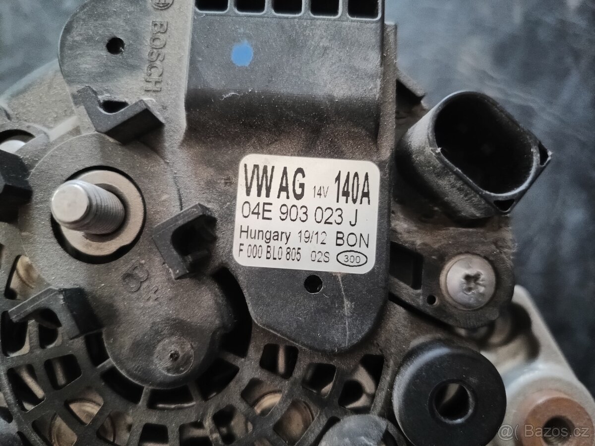 ALTERNÁTOR BOSCH /VW,AUDI, ŠKODA Tsi - 3