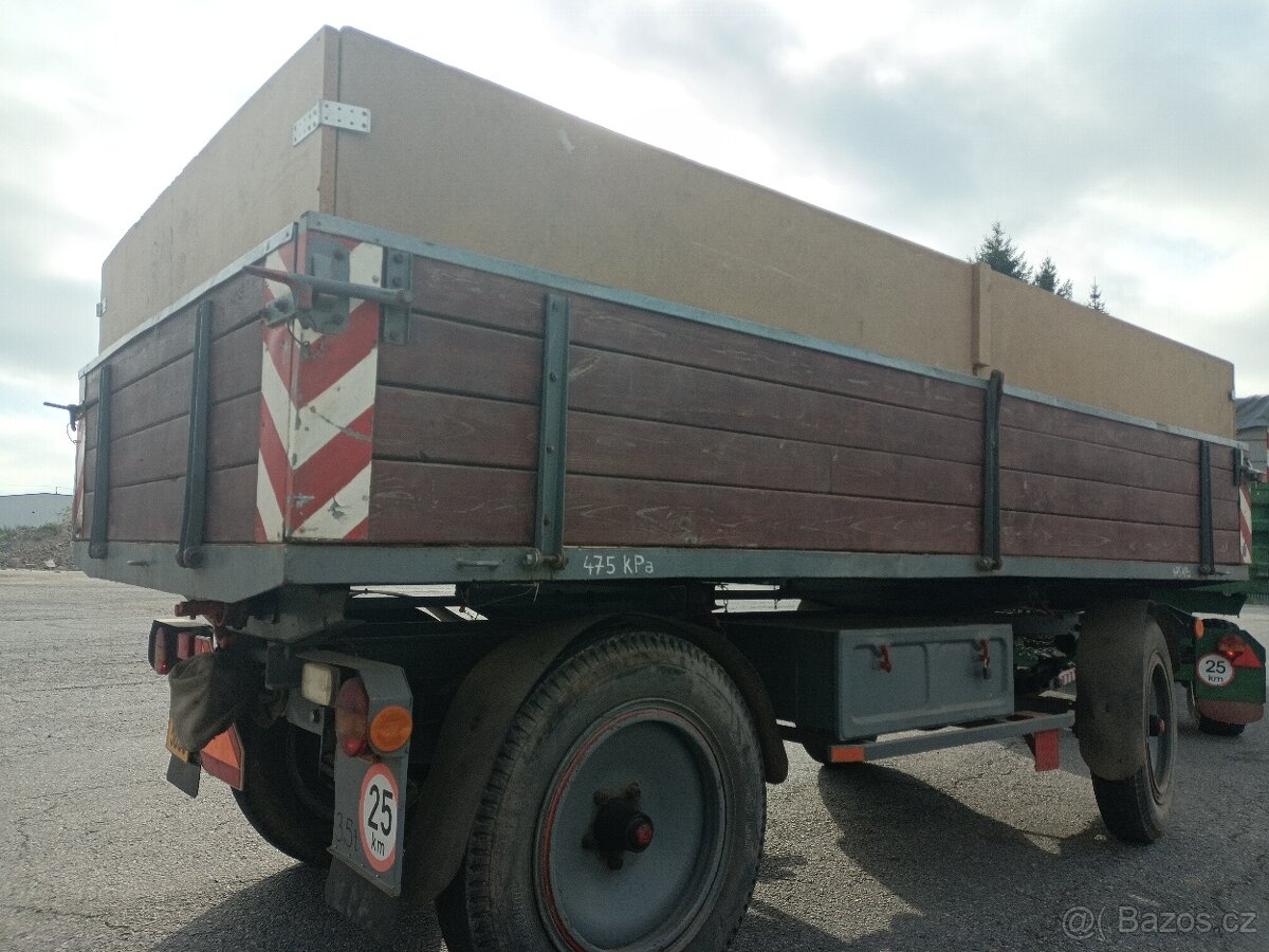 Traktorový přívěs-valník BSS 3.5t - 3