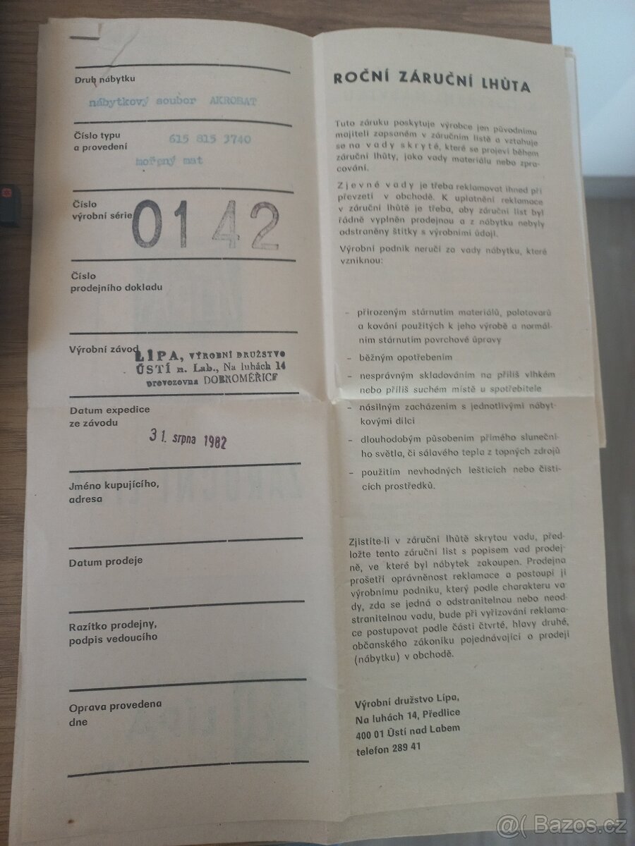 Retro obývací stěna - 3