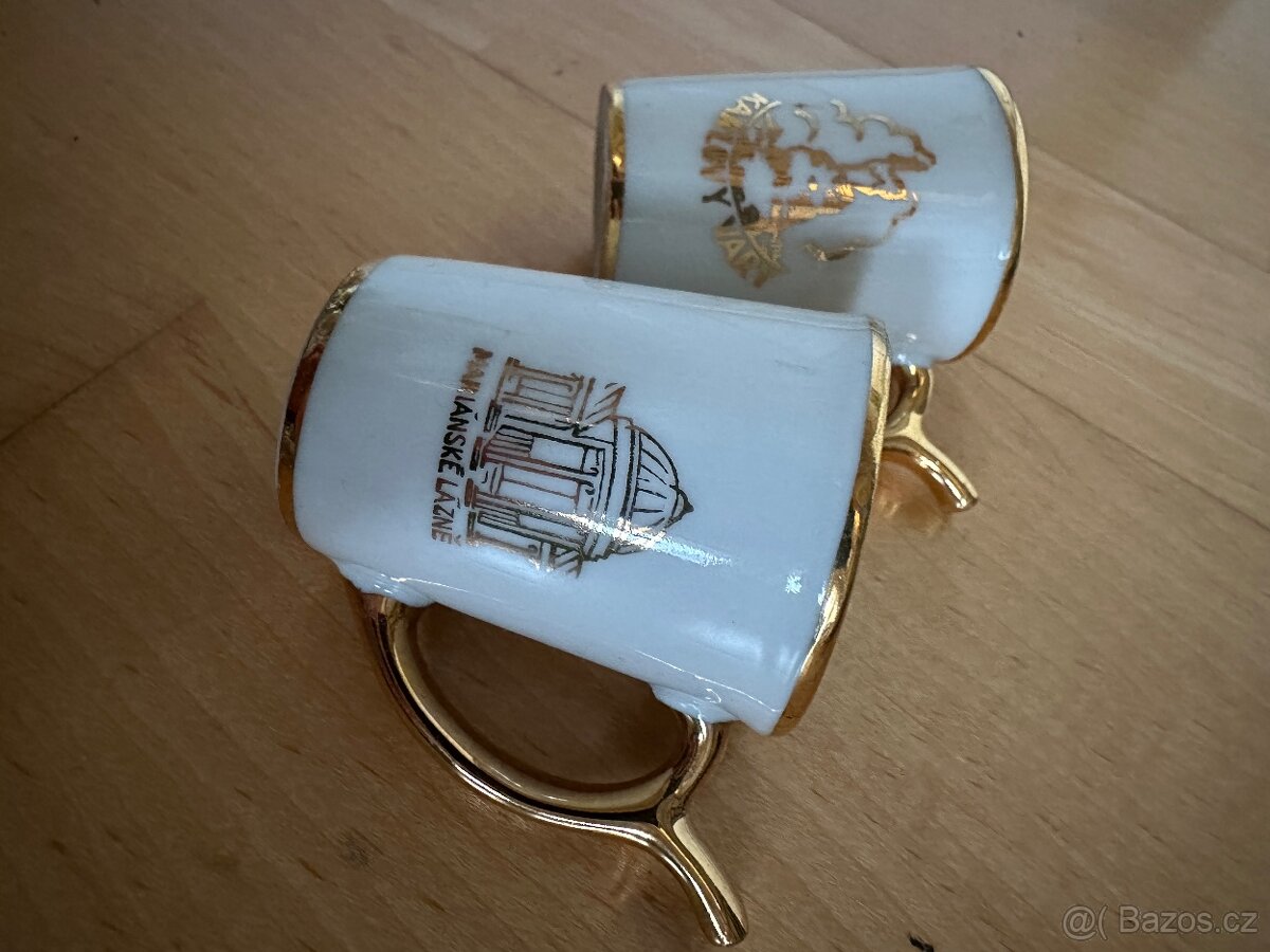 Lázeňské kalíšky hrníčky na vodu 2 ks sada set - 3