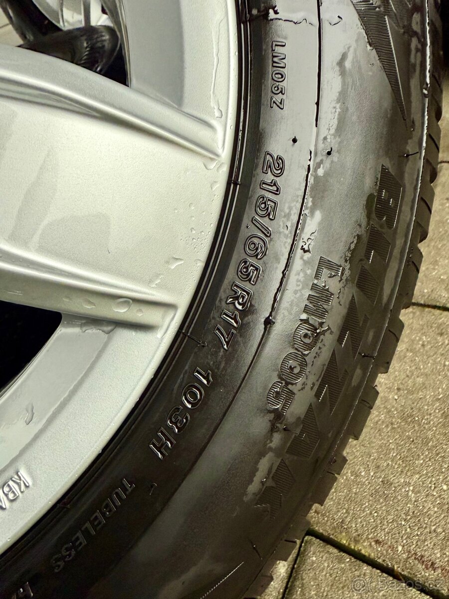 Zimní sada VW 215/65r17 103H - zánovní - 3