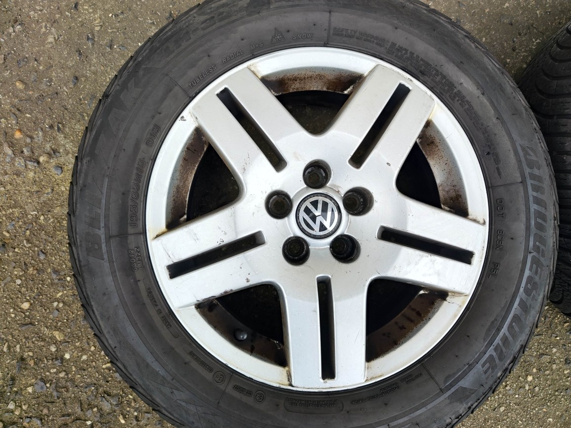 15"zimní alu sada Avus 5x100 origo Golf 4 Bora Octavia Leon - 3