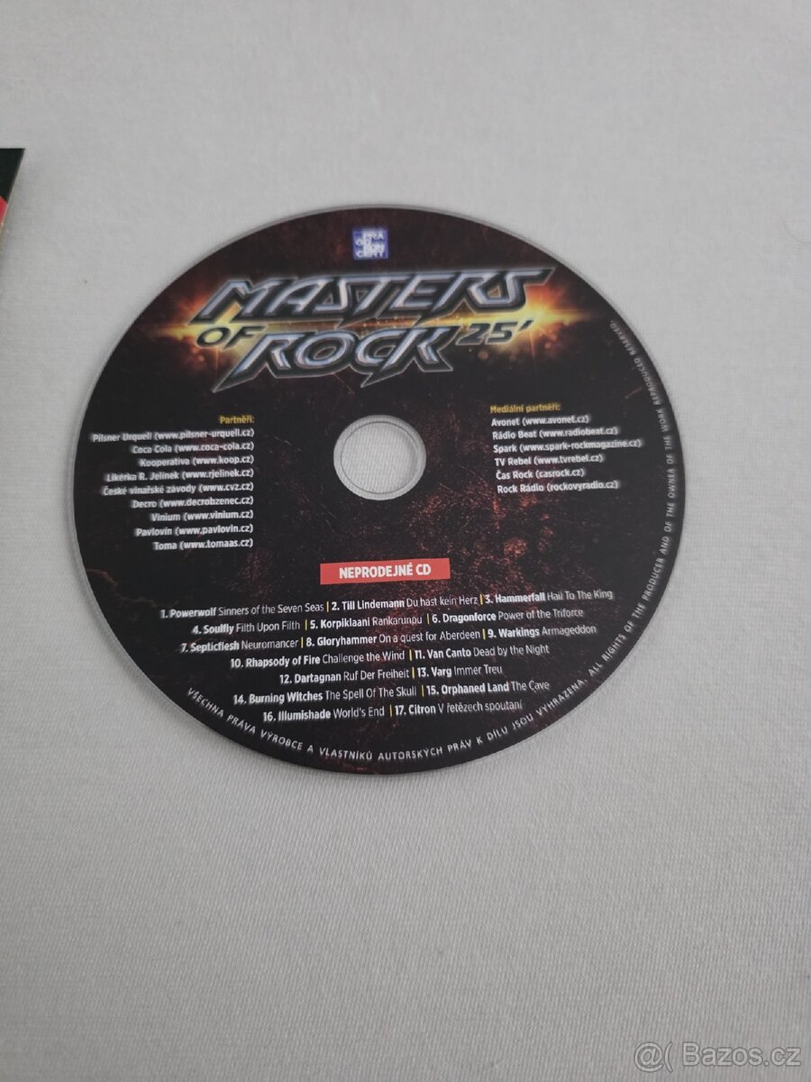 Sběratelské CD Masters of Rock 2025 (Neprodejné) - 3
