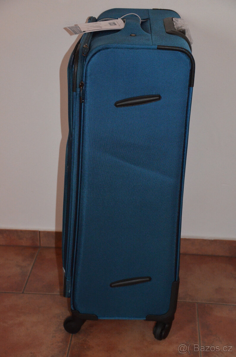 Prodám nový větší cestovní kufr v tyrkysové barvě - 3