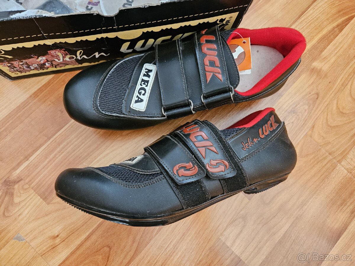 Retro cyklistické tretry John Luck Mega - 3