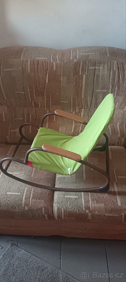 RETRO dětské houpací křesílko - 3