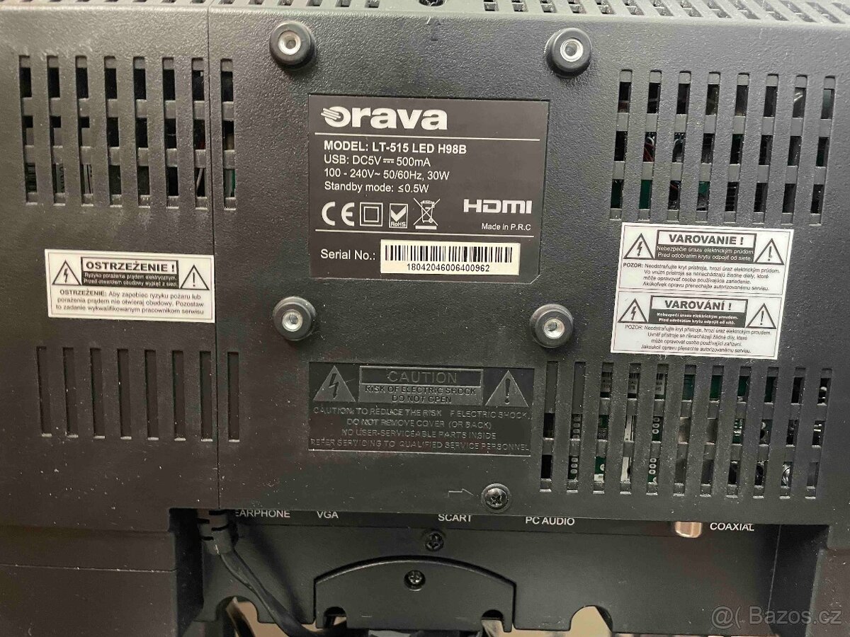 LED televizor Orava LT-515 LED H98B – HDMI, USB - 3