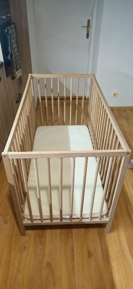 Dětská postýlka 60x120 cm + vanička - 3