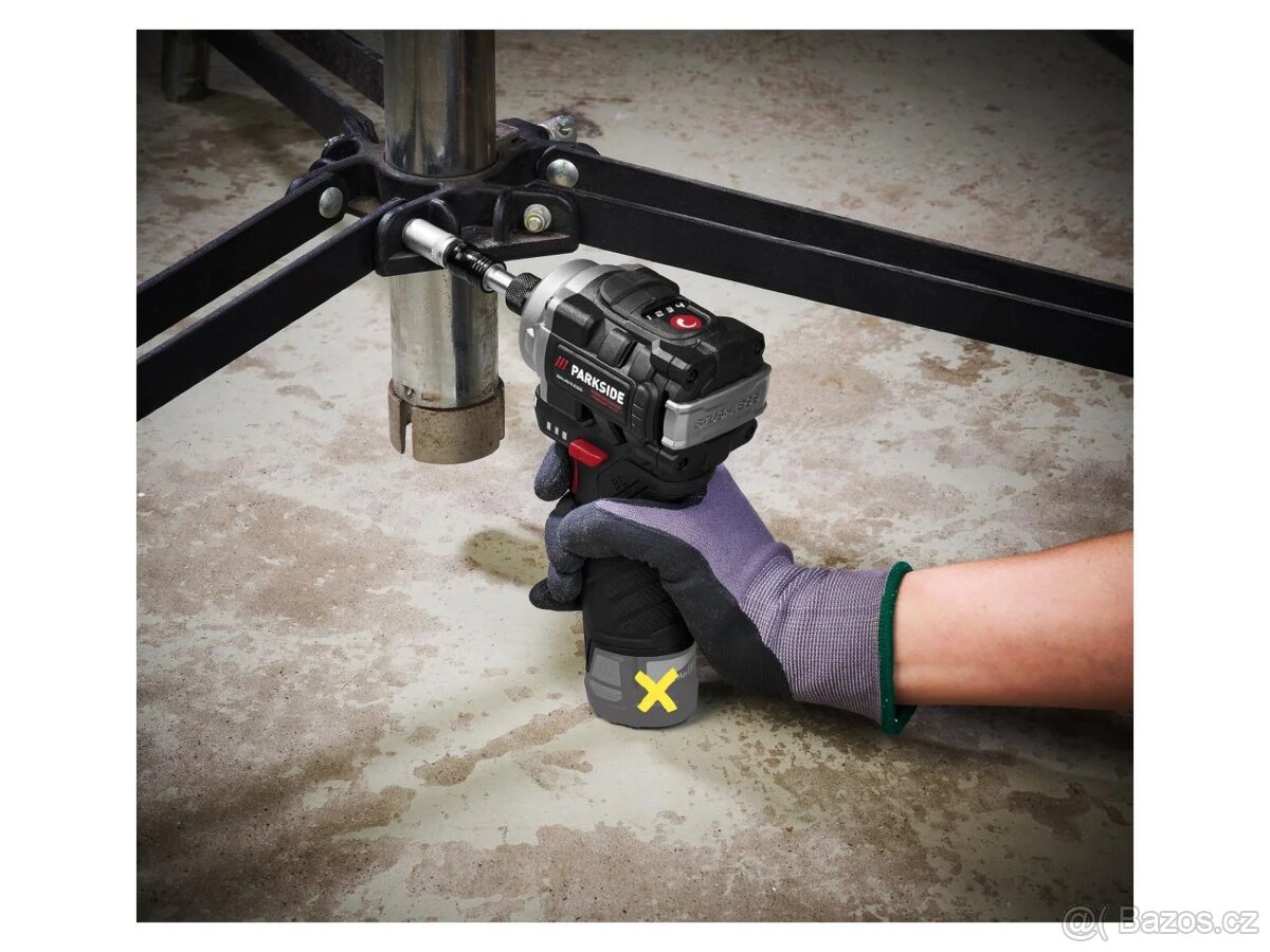 PARKSIDE Aku rázový utahovák PDSSAP 12 A1 – bez aku. a nab. - 3