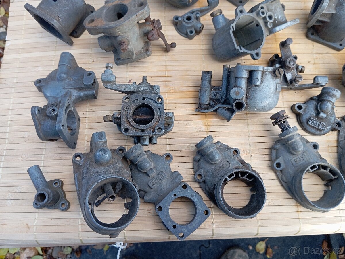 Prodám díli na karburátory Prevažne solex - 3