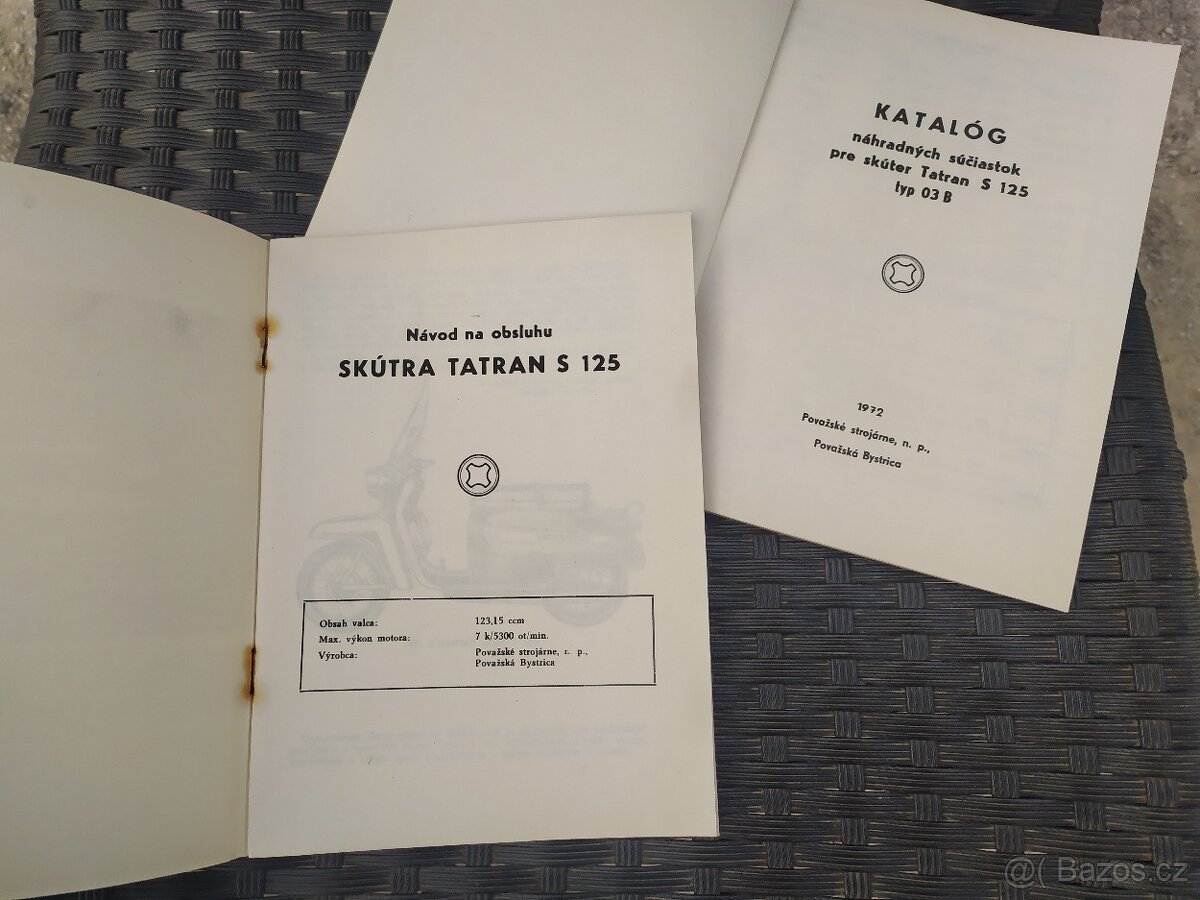Tatran skúter 125, katalóg ND, návod na obsluhu - 3