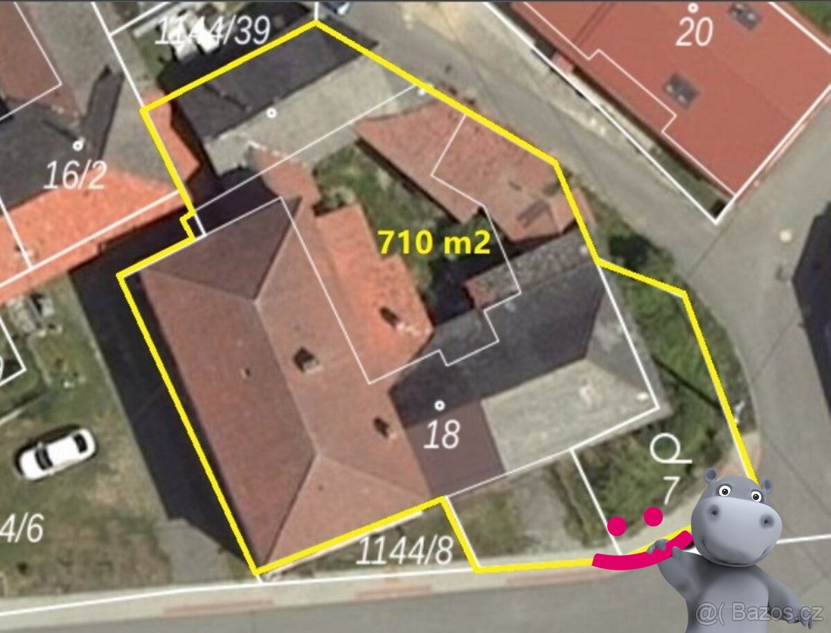 Prodej vícegeneračního domu, užitná plocha 846 m², na pozemk - 3