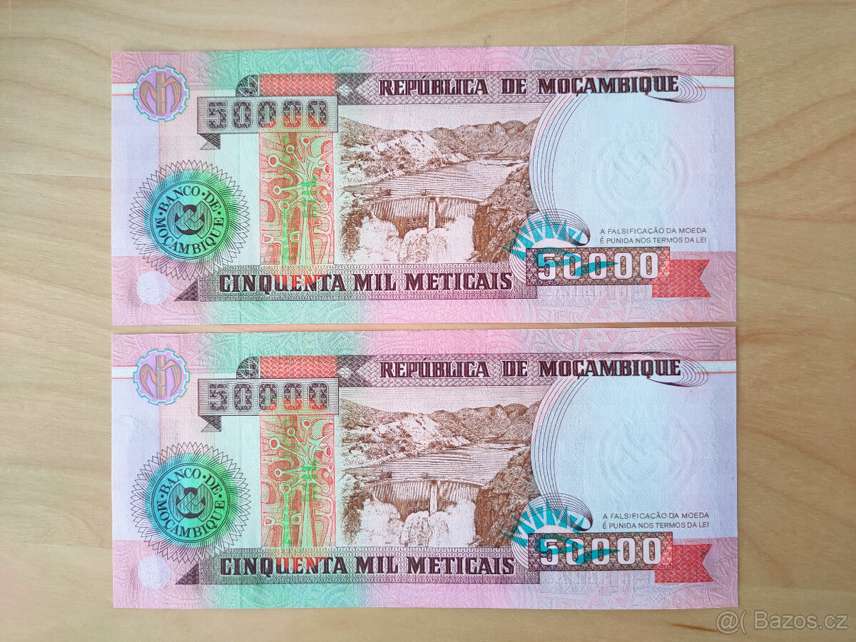 Mozambik - 50 000 meticais - 3