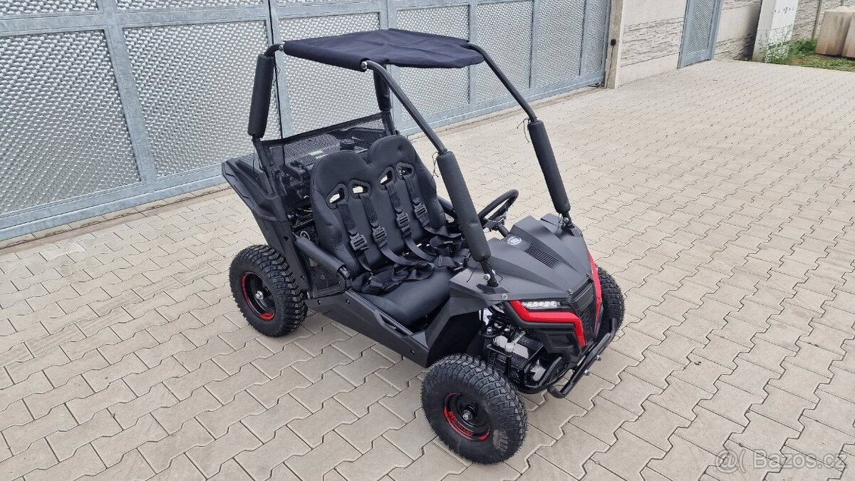 Buggy MiniRocket Cheetah 163ccm Mini 5-10let, Červ - 3