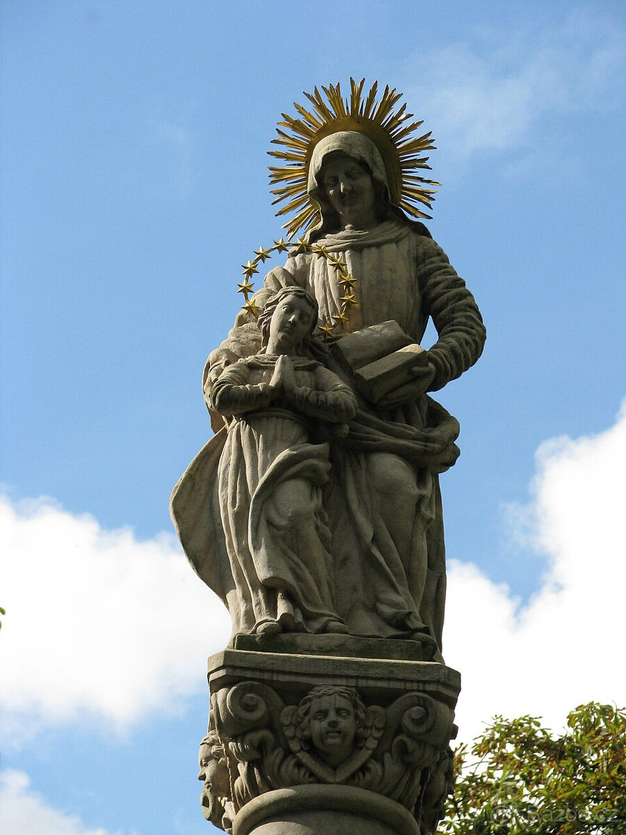 Formy pro odlévání soch,socha s. Anna,sv.Florián - 3