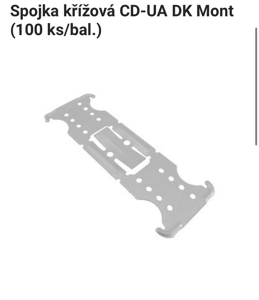 SDK cd profily, křížové spojky, nástavce - 3
