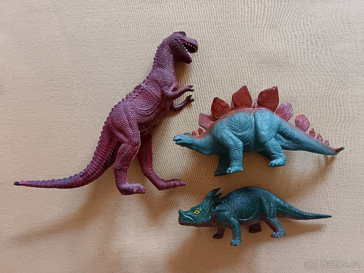 Plyšové a jiné hračky, puzzle, dino - 3