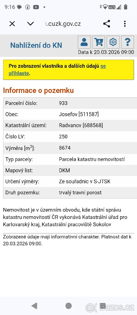 Pozemek ku Radvanov - 3