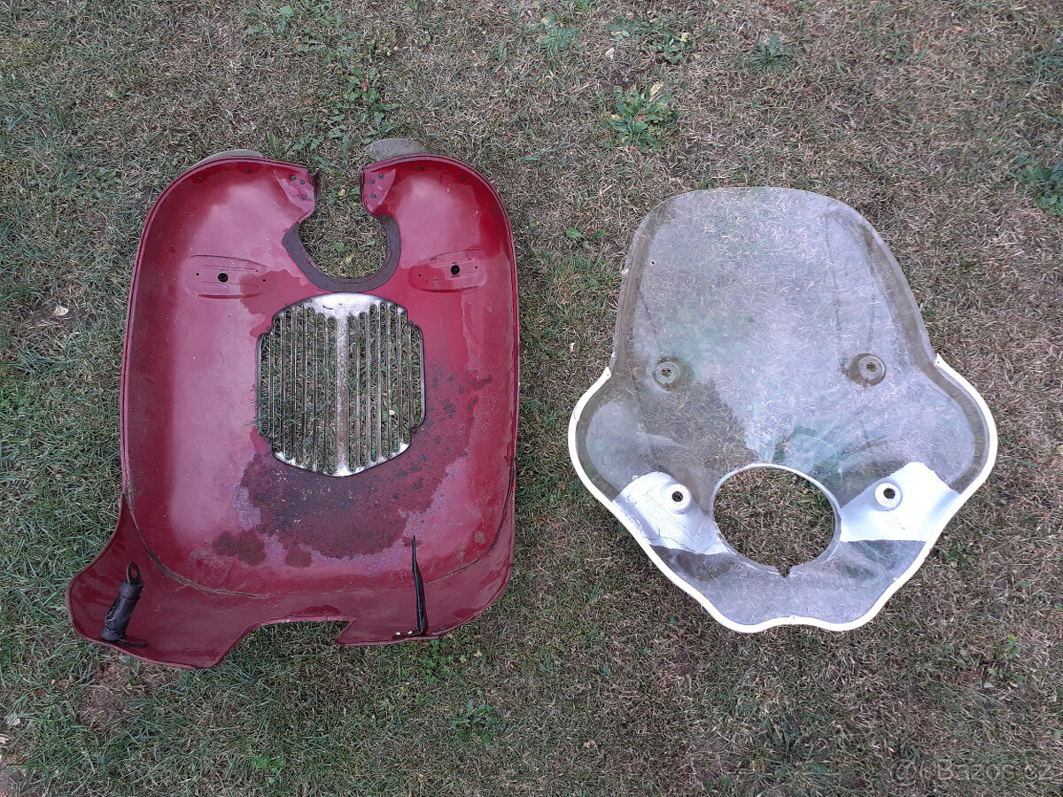 Revma plechy + štít Jawa 250/350 Kývačka, Panelka - 3