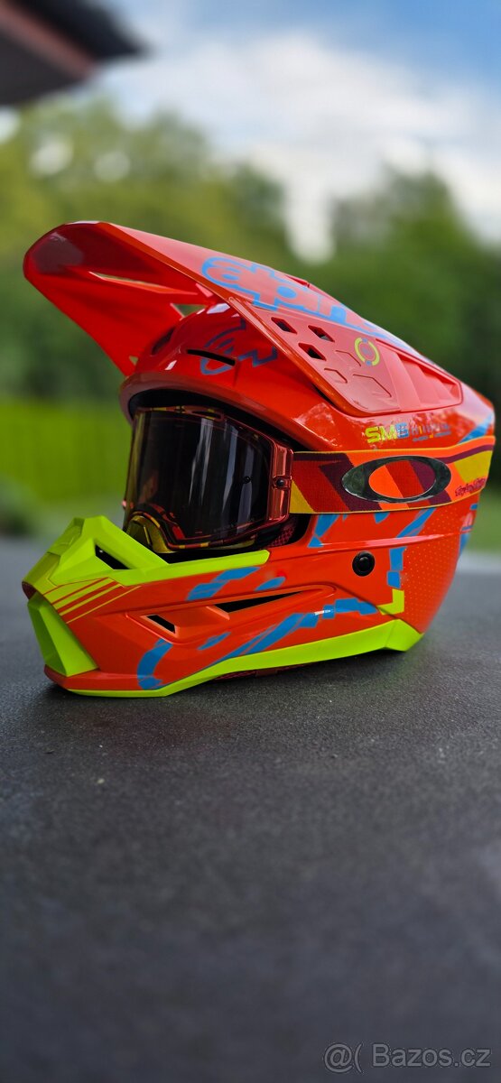 Motokrosova helma L + brýle NOVÉ - 3