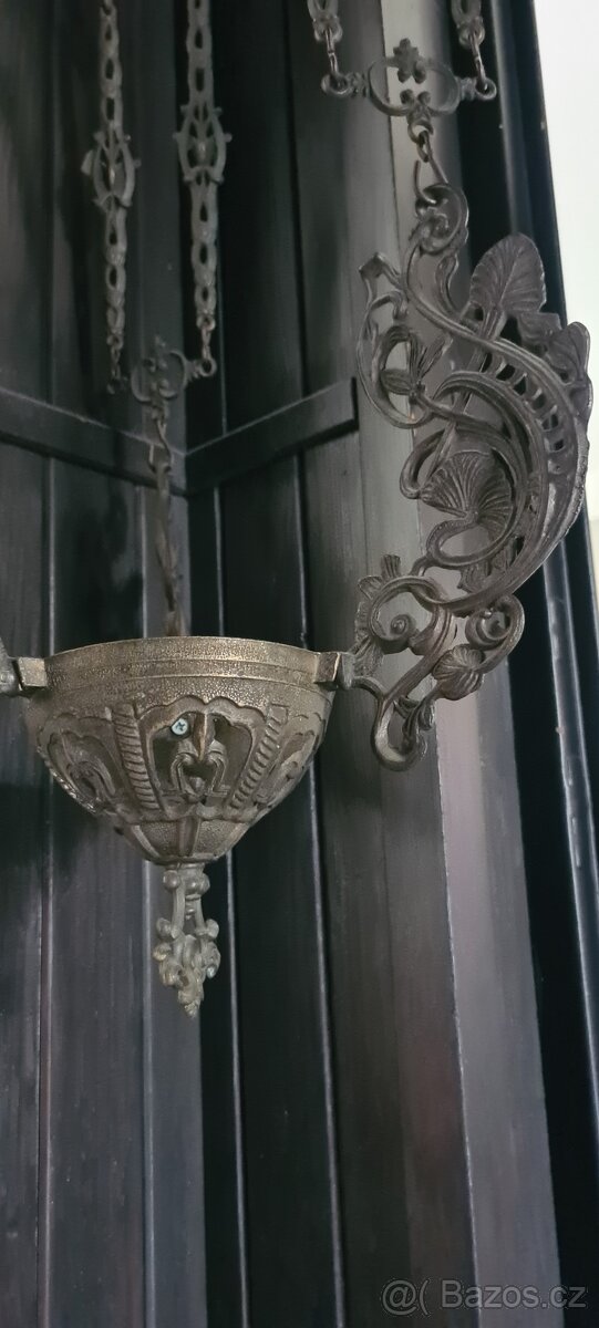 Závěsná lampa Hängelampe (kol.roku 1900) - 3