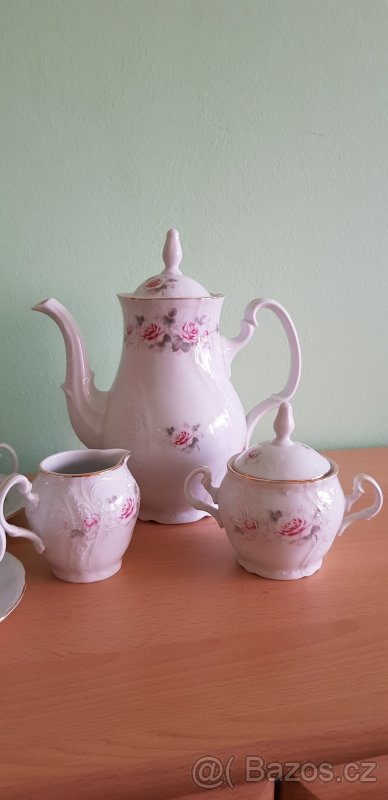 Čajová a kávová souprava růžičky Bernadotte - 3