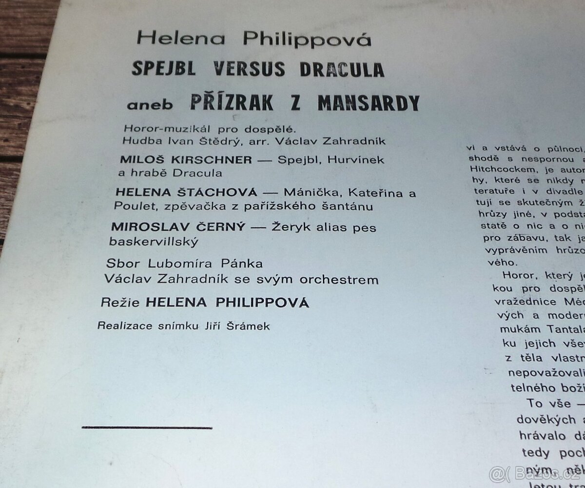 LP - Spejbl versus Drákula - 3