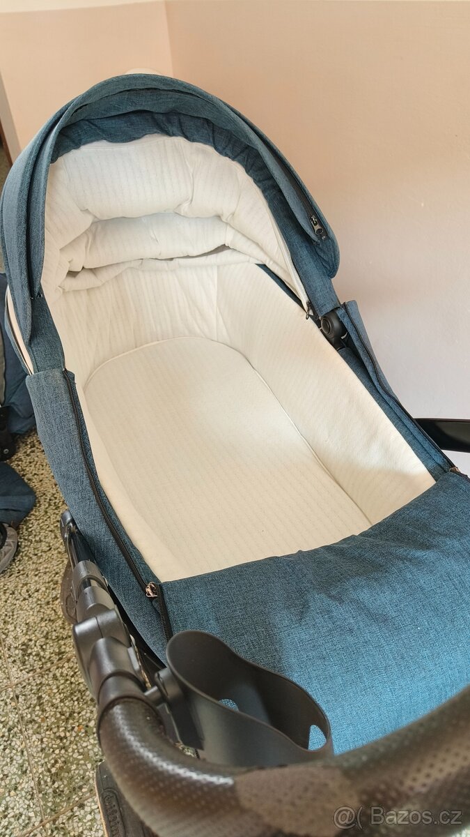 Kočárek NOORDI Fjordi 2v1 Blue Jeans - 3