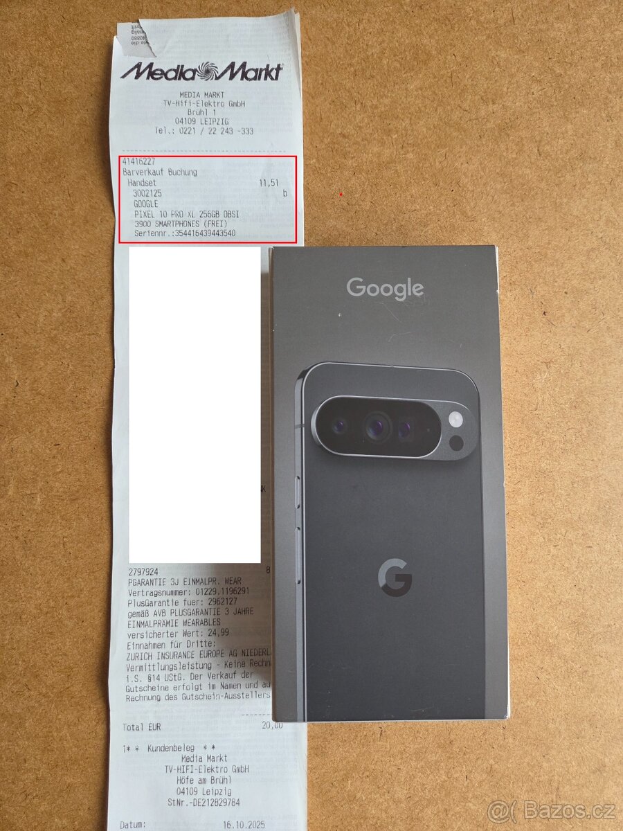 Google Pixel 10 Pro XL 256B Obsidian NOVÝ NEROZBALENÝ - 3