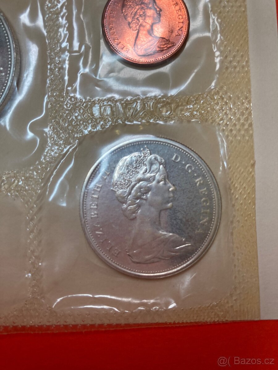 Prodám kanadskou sadu mincí – 1965, UNC 🇨🇦 - 3