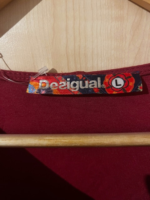 Nové midi šaty s dlouhým rukávem zn.Desigual vel.L - 3