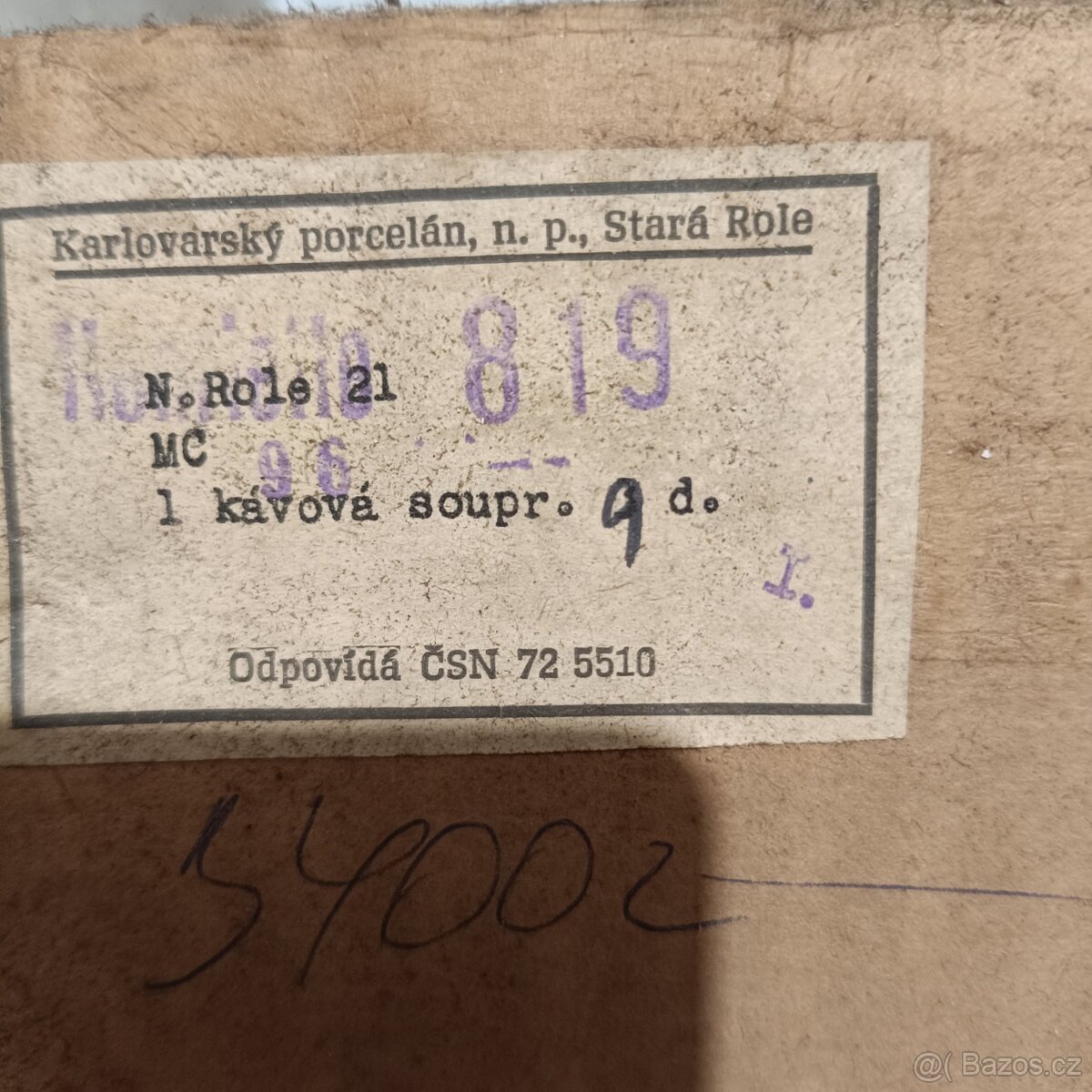 Staré nové retro sklo porcelán - 3