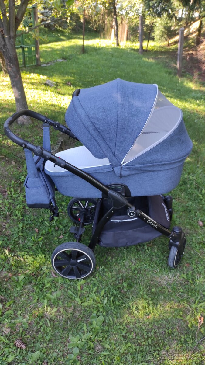 Kočárek Noordi Fjordi Jeans Blue - 3