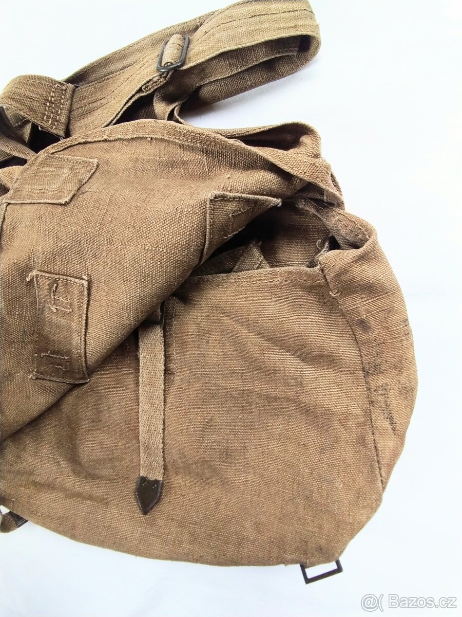 Stará vojenská brašna přes rameno - 3