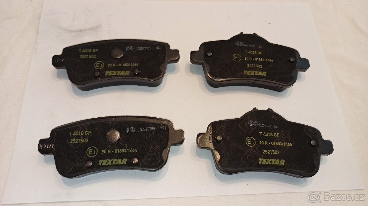 zadní brzdové destičky TEXTAR 2521502 Mercedes GLE M W166 - 3