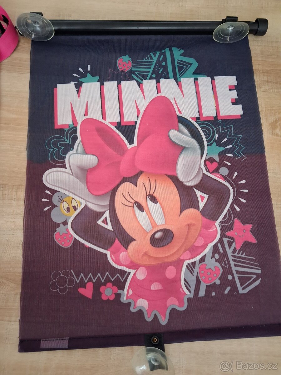 Prodám zánovní kapsář Minnie do auta a stínítko - 3