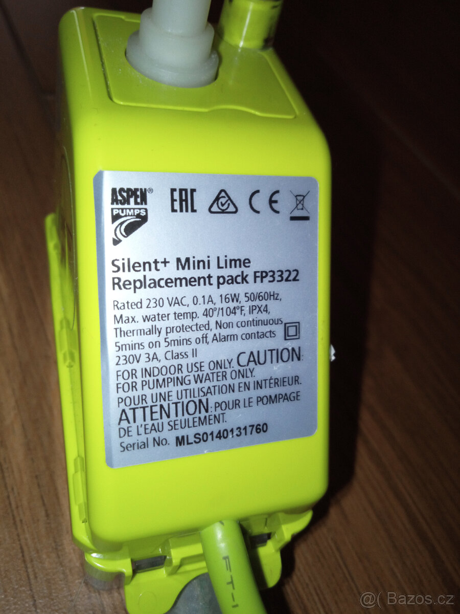 Čerpadlo kondenzátu Aspen Mini Lime Silent+ fp3322 - 3