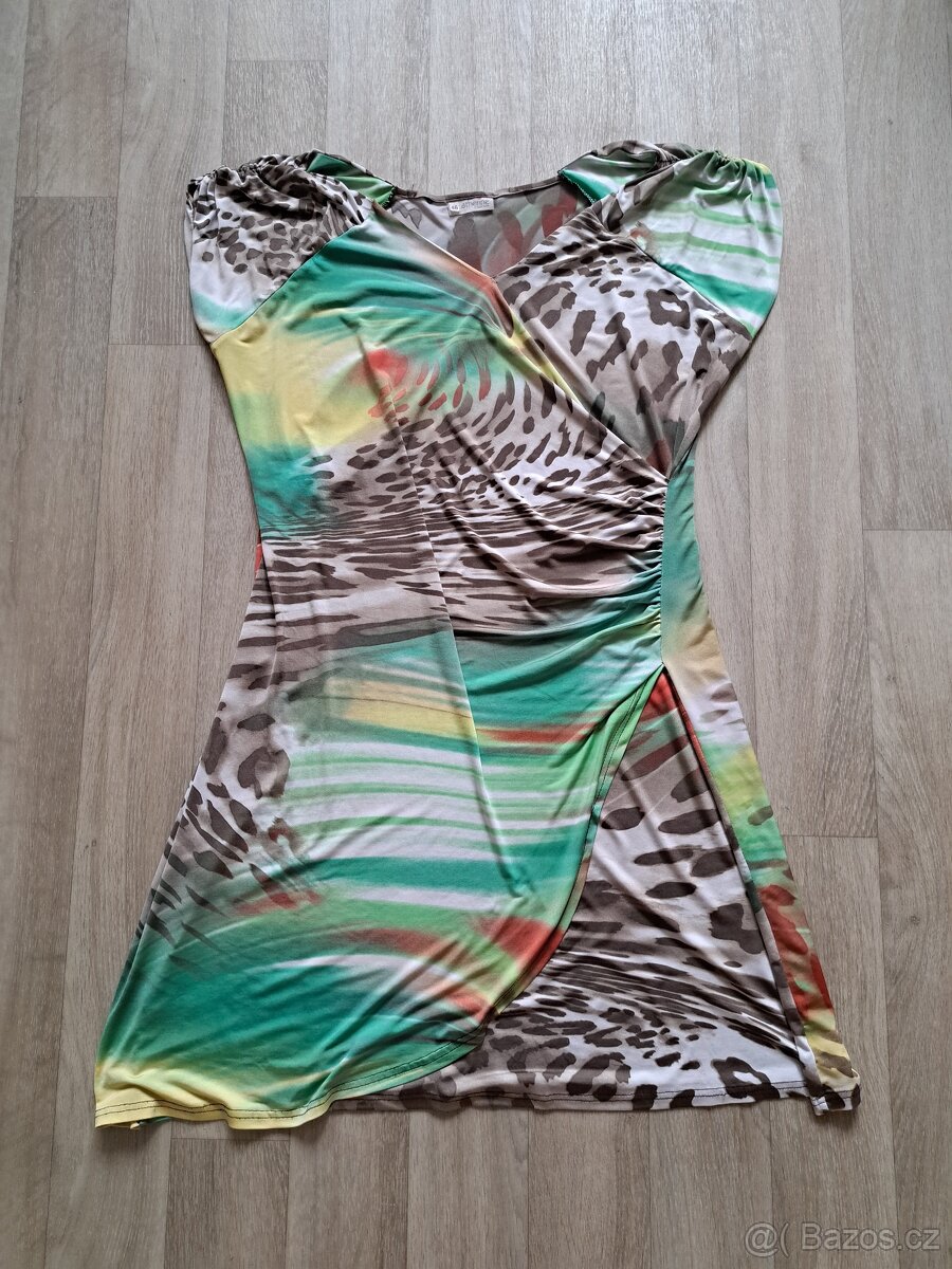 8) barevné šaty vel 38/40 - 3