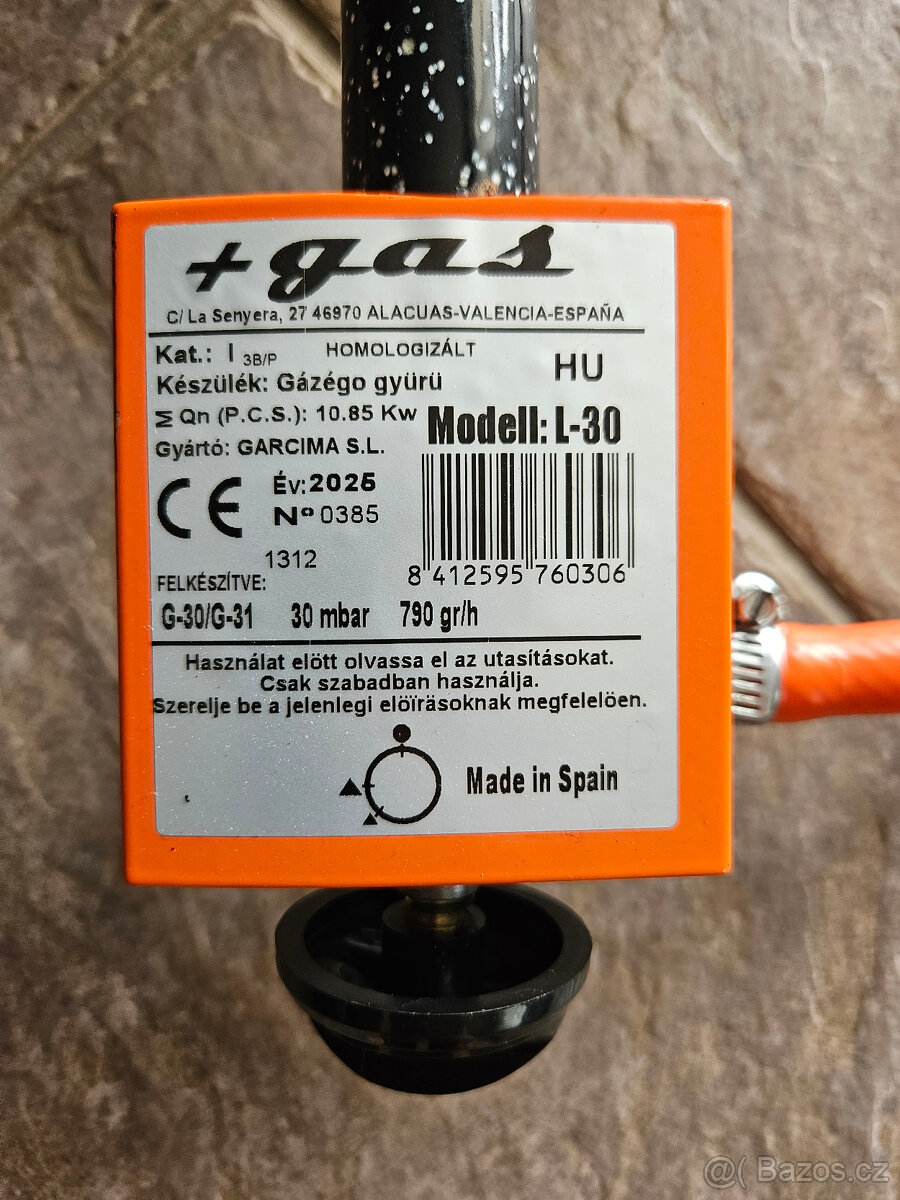 Plynový vařič Garcima L30 Paella 10kW - 3