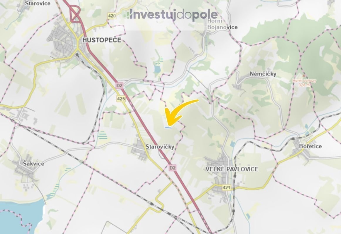 Prodej pole 2 804 m², Starovičky, ev.č. 2025-08-15-4 - 3