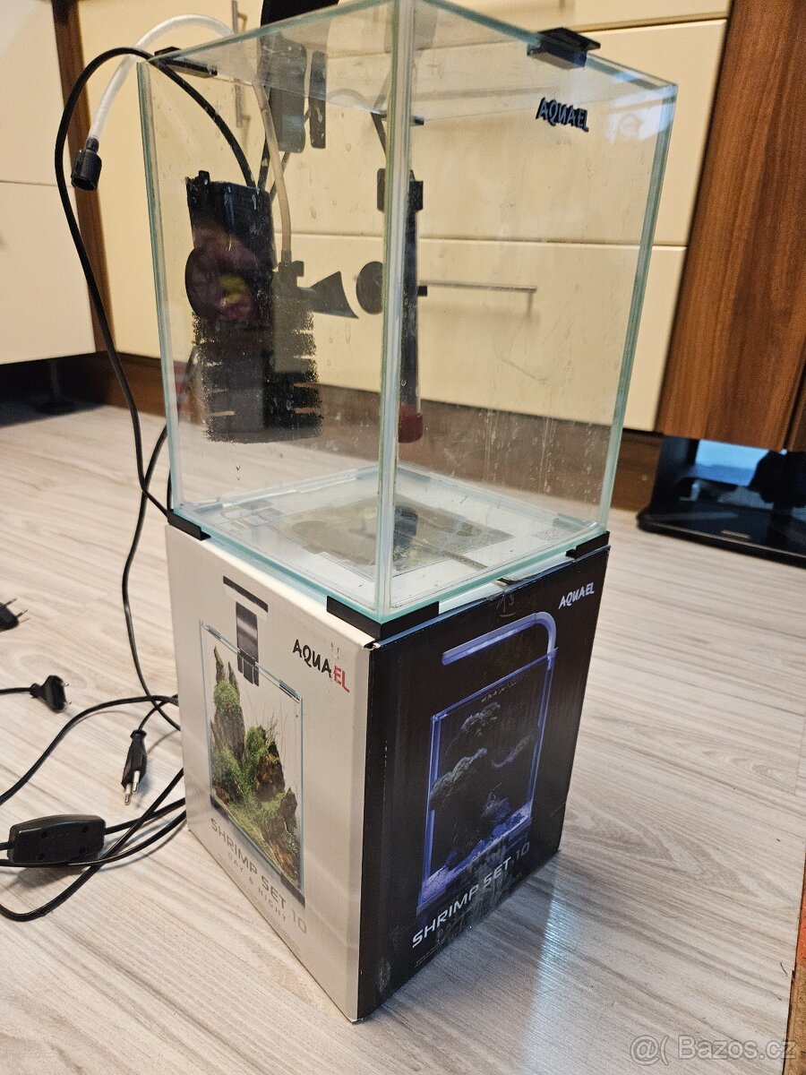 Akvárium 10L pro Betu nebo krevetky s příslušenstvím v záruc - 3