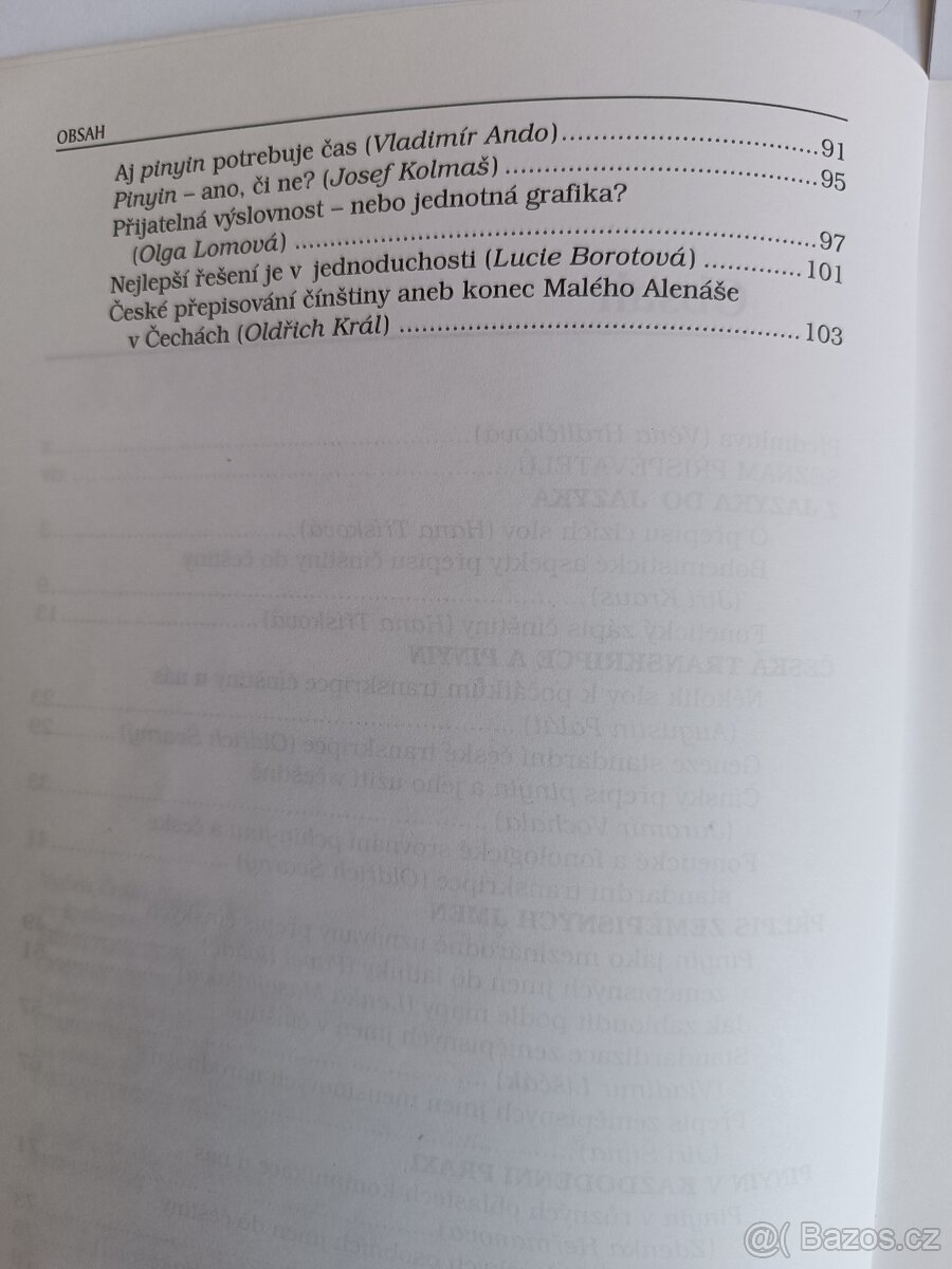 Transkripce Čínštiny, Hana Třísková - 3